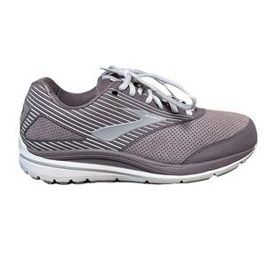Brooks Addiction WLK Suede Women's Wide Sneakers Shark/Alloy/Oyster Size 9D